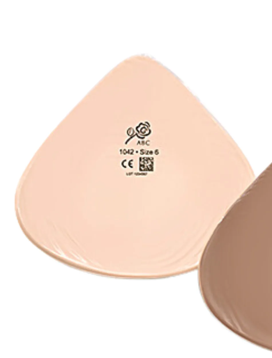 American Breast Care Triangle Lightweight Breast Form, Blush | Blush ABC Triangle Breast Form | Triangle Breast Prosthesis