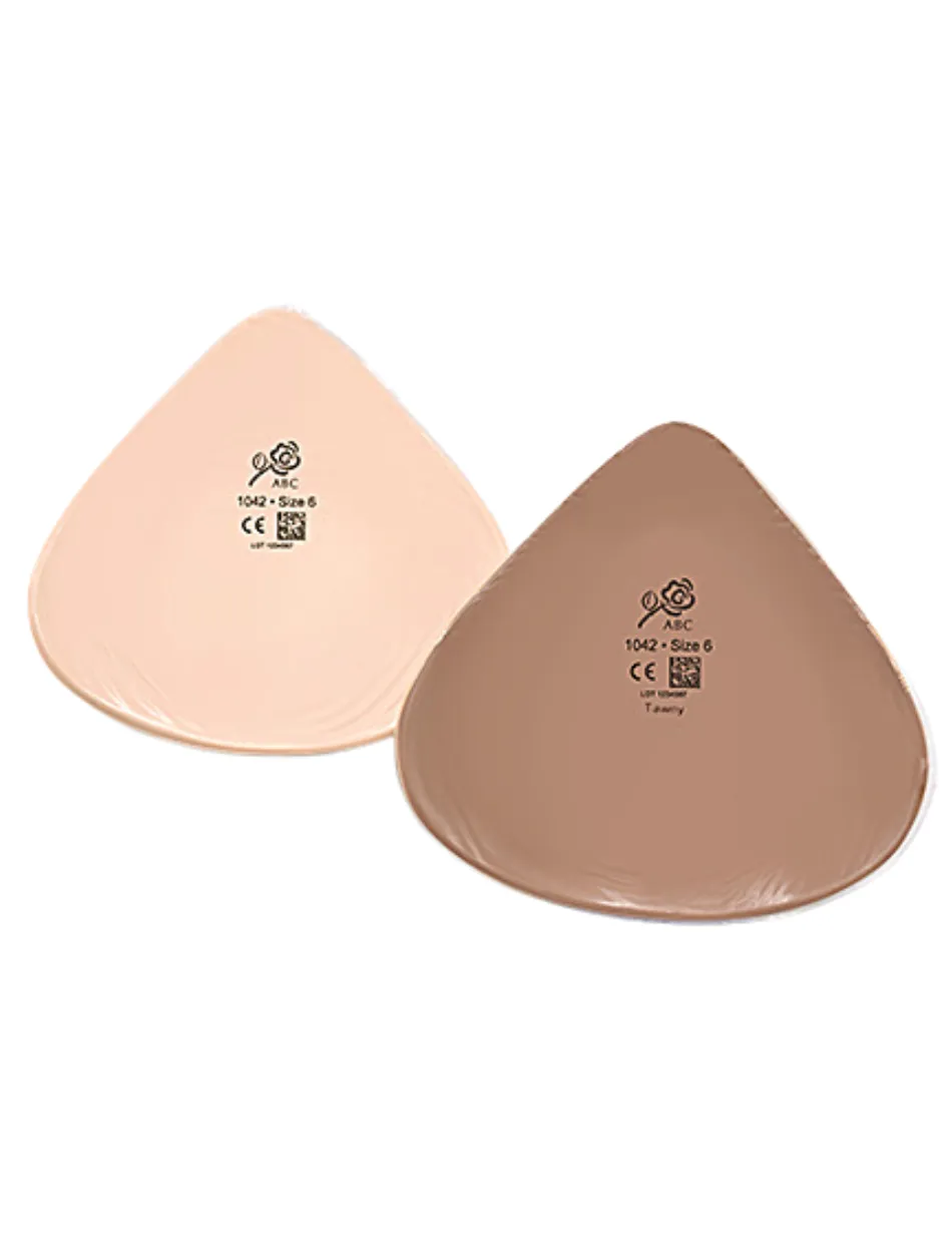 American Breast Care Triangle Lightweight Breast Form, Blush | Blush ABC Triangle Breast Form | Triangle Breast Prosthesis
