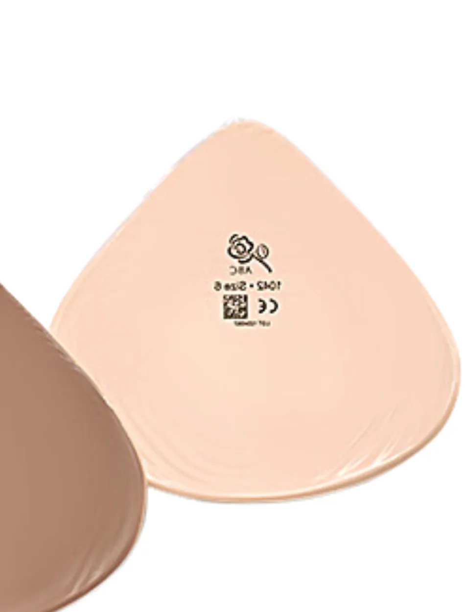 American Breast Care Triangle Lightweight Breast Form, Blush | Blush ABC Triangle Breast Form | Triangle Breast Prosthesis