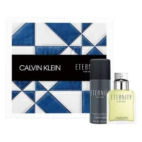 Calvin Klein Eternity Gift Set 100ml EDT   150ml Deodorant Spray