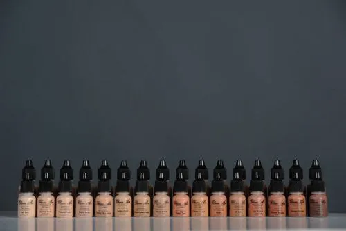 Glam Air Brush Foundation Matte Makeuplong Lasting Flawless, Beautiful, Natural Looking Skin with Glam Air (Soft Walnut M13)