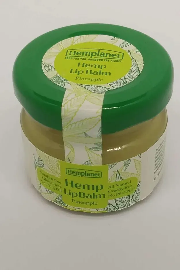 Hemplanet Auroville - Hemp Lip Balm (Pineapple Flavour)