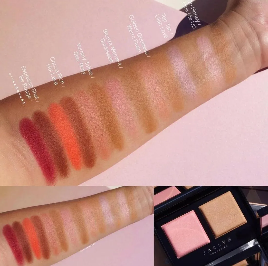 Jaclyn Cosmetics - BRONZE & BLUSHING DUO - LILAC LOVE / TOP TAN