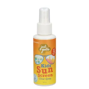 Just Gentle Kids Sunscreen Spray - SPF 50/UVA - Non Nano Mineral Based Formula