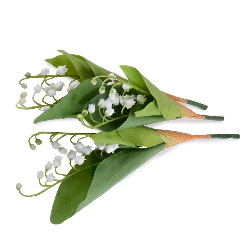 Lily of the Valley Spray, 10" L