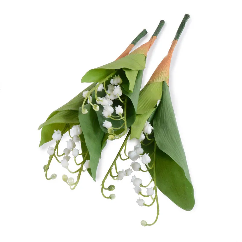 Lily of the Valley Spray, 10" L
