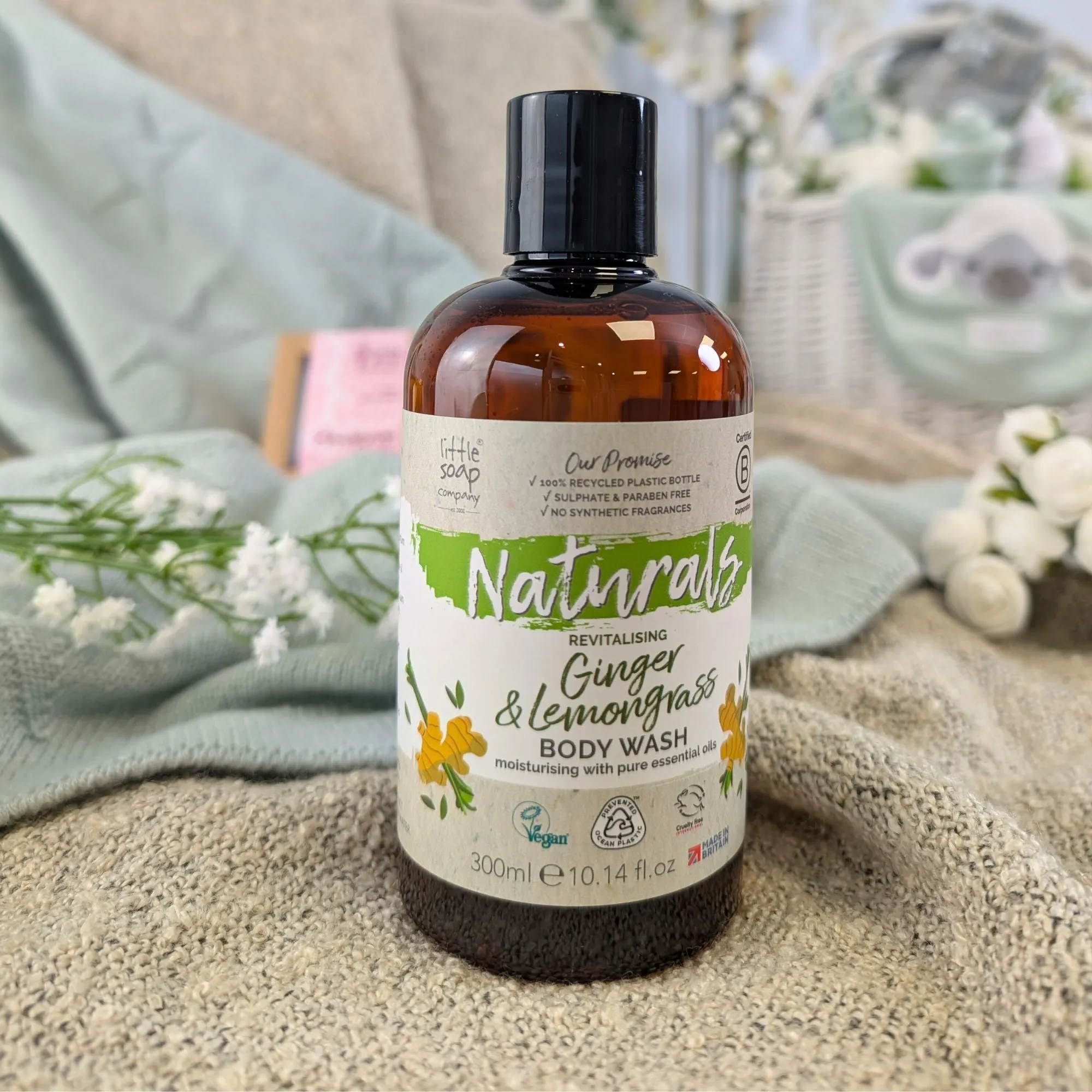 Naturals Ginger & Lemongrass Body Wash 300ml