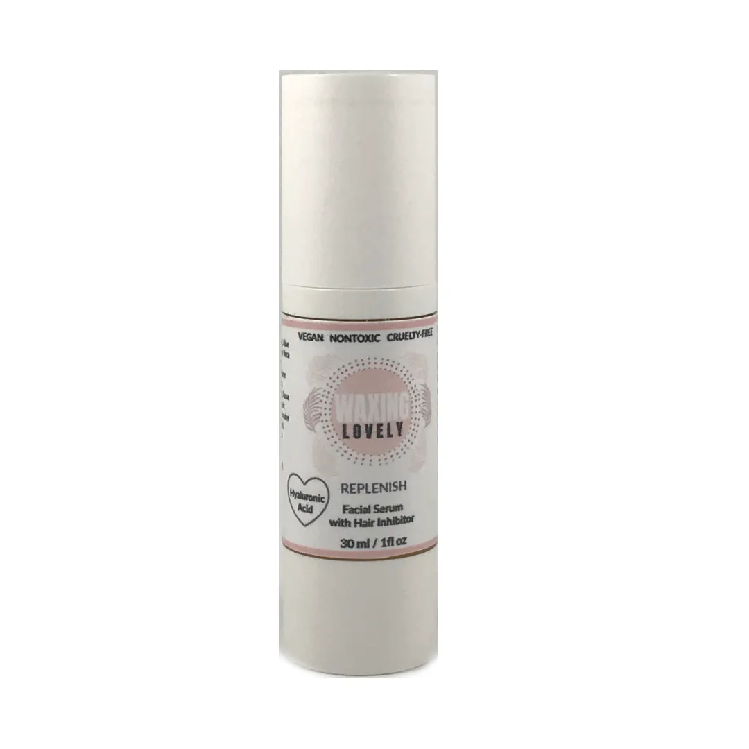 POST WAX  REPLENISH FACIAL SERUM WITH HAIR INHIBITOR  1 oz - 6WP