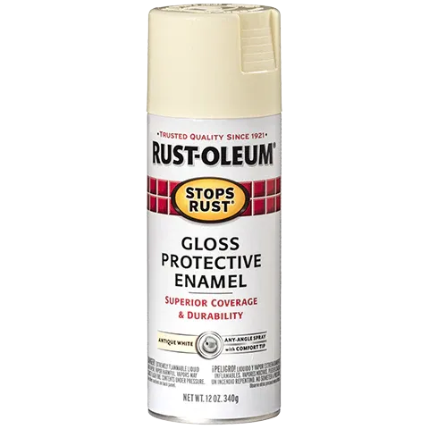 Rust-Oleum® Stops Rust® Protective Enamel Spray Paint Gloss Antique White