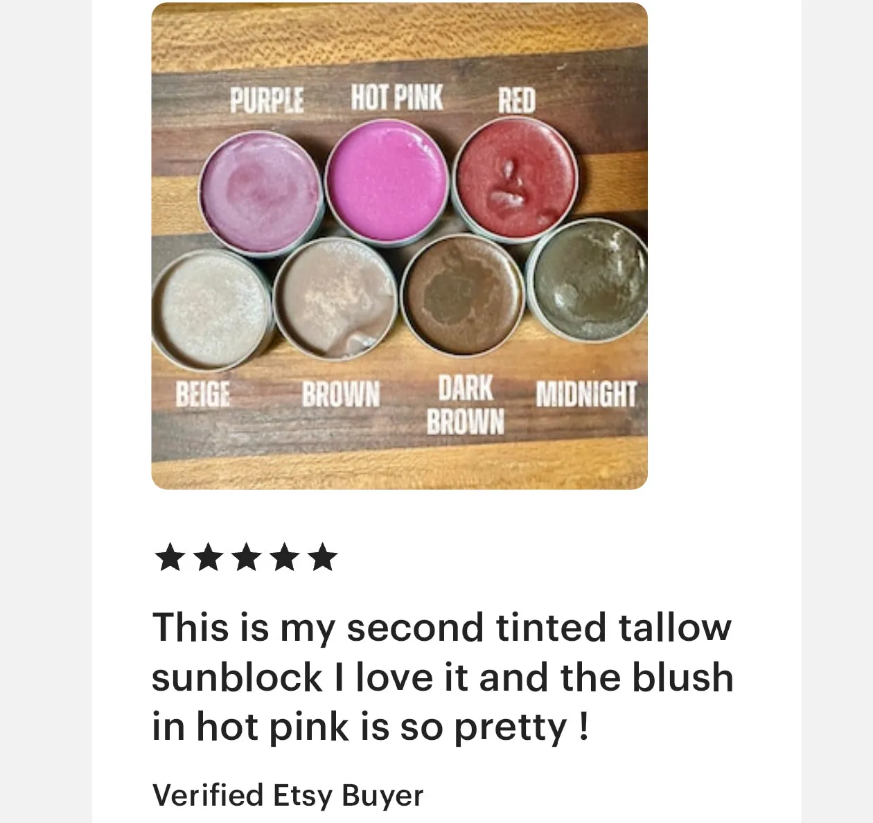 Tallow Cheek & Lip Tint Grass Fed Tallow Tinted Moisturizer Foundation for Carnivore Blush Bronzer All Natural Makeup Skincare for Mom 1oz