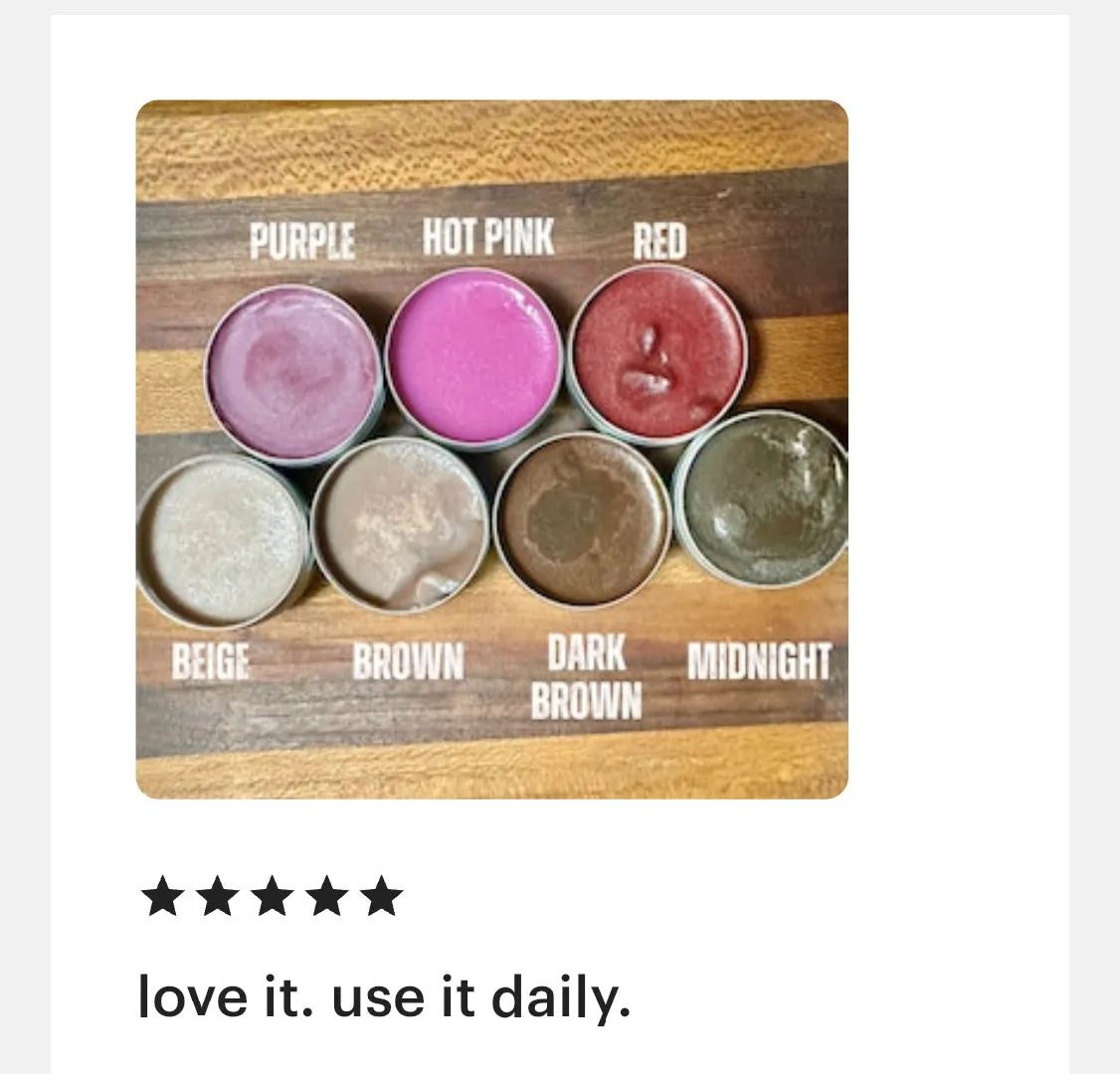 Tallow Cheek & Lip Tint Grass Fed Tallow Tinted Moisturizer Foundation for Carnivore Blush Bronzer All Natural Makeup Skincare for Mom 1oz