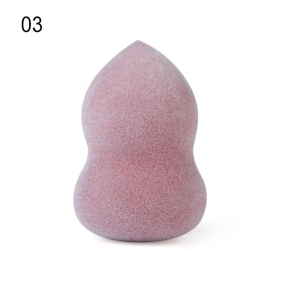 Velvet Sponge Puff Microfiber Fluff Surface Cosmetic Powder Puff Makeup Sponge