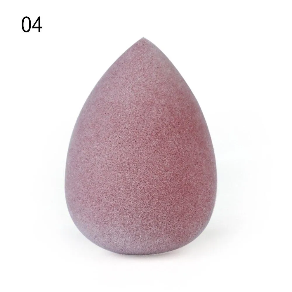 Velvet Sponge Puff Microfiber Fluff Surface Cosmetic Powder Puff Makeup Sponge