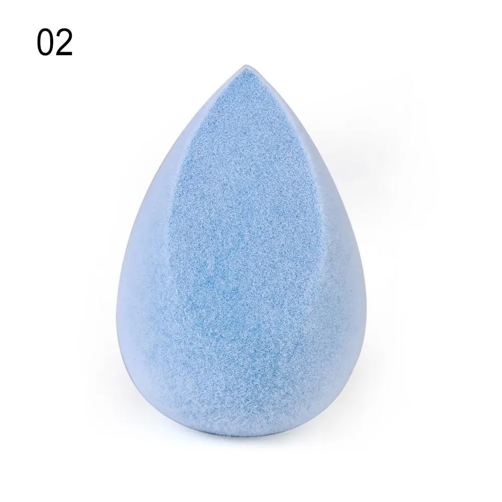 Velvet Sponge Puff Microfiber Fluff Surface Cosmetic Powder Puff Makeup Sponge