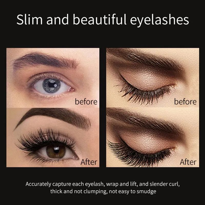 😍Waterproof Silk Fiber Thick Mascara