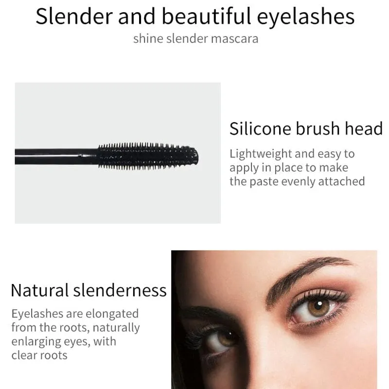 😍Waterproof Silk Fiber Thick Mascara